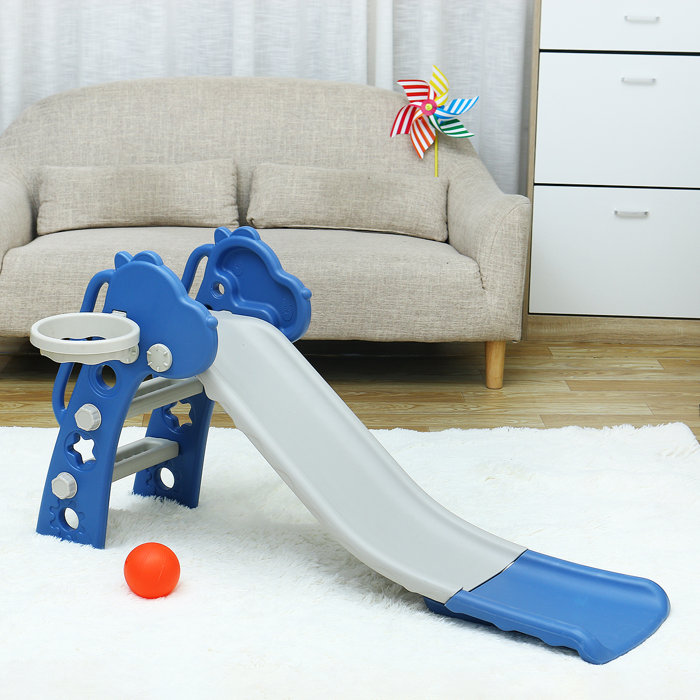 KingSo 2 IN 1 Kids Baby Toddler Slide Playing Kit Slide Children Long